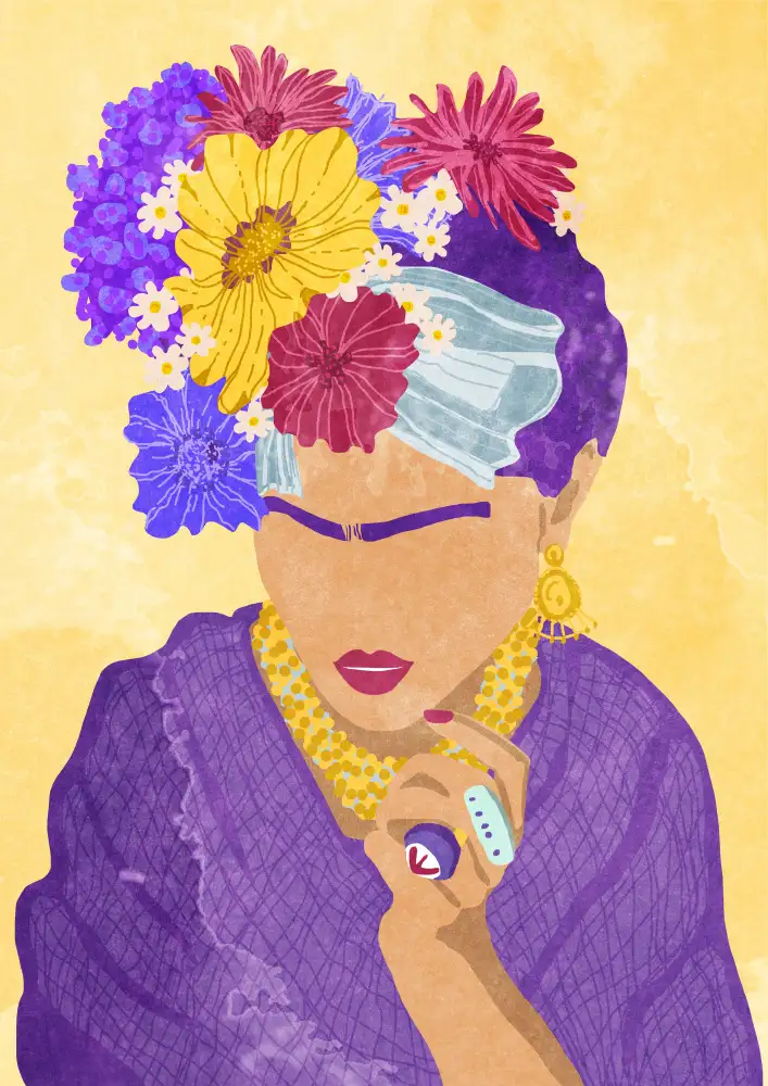Oltmanns, Raissa: Frida and flowers