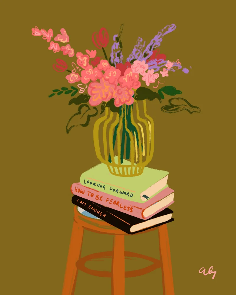 Guava, Arty: Floral Vase