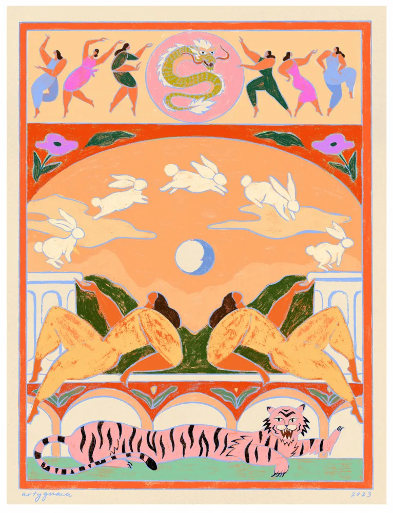 Guava, Arty: Rabbit Jumps Over the Moon
