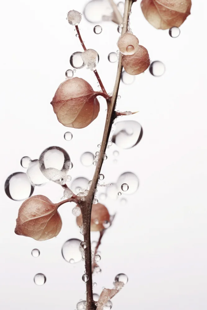 Treechild: Gouttes sur feuille
