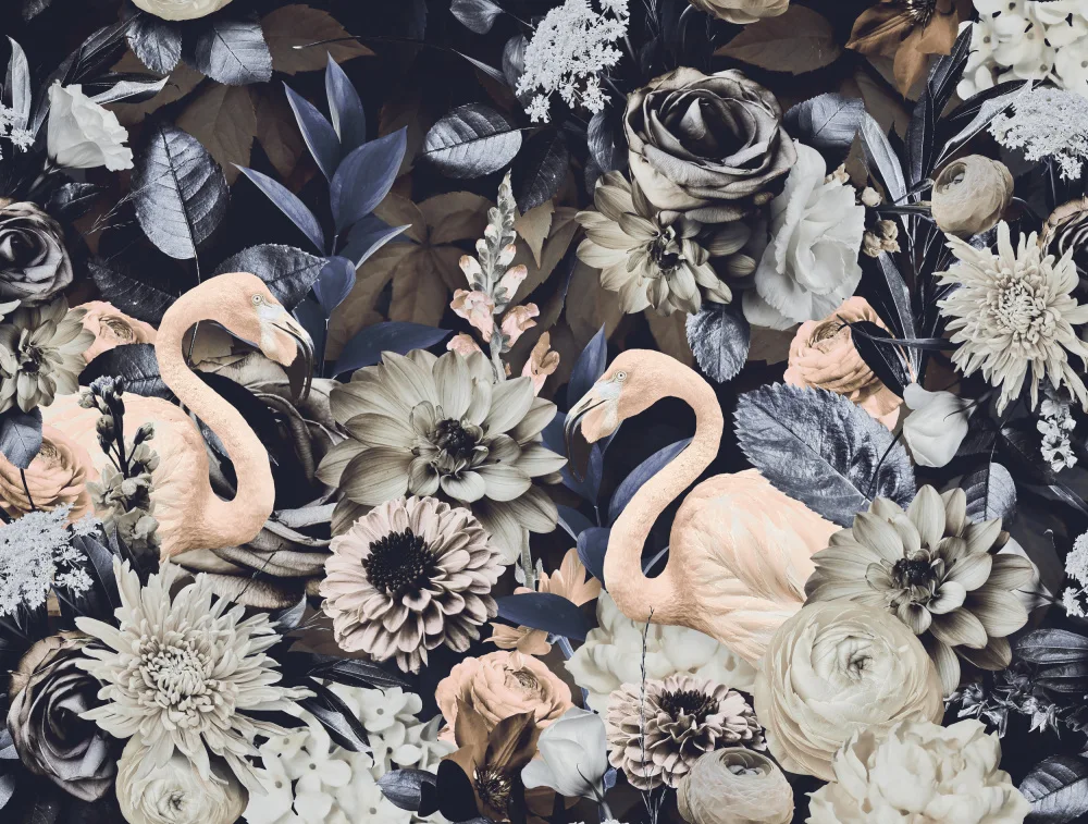 Haase, Andrea: Flamingo Garden No4
