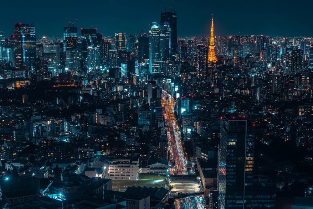 Watanabe, Hideaki: Paesaggio notturno di Tokyo