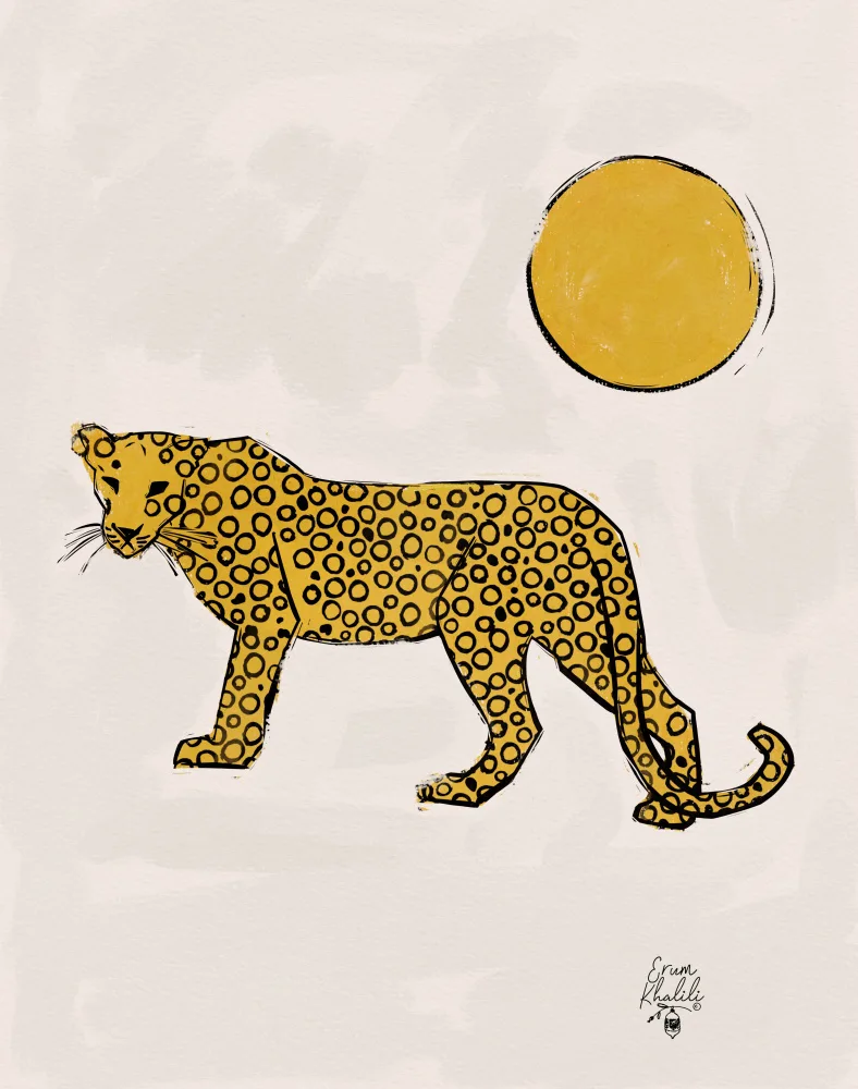 Khalili, Erum: Leopardo e Sole Erum Khalili.png