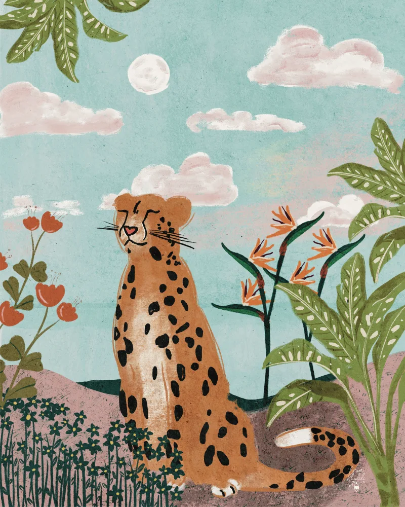 Khalili, Erum: Leopard In Jungle  Erum Khalili.png