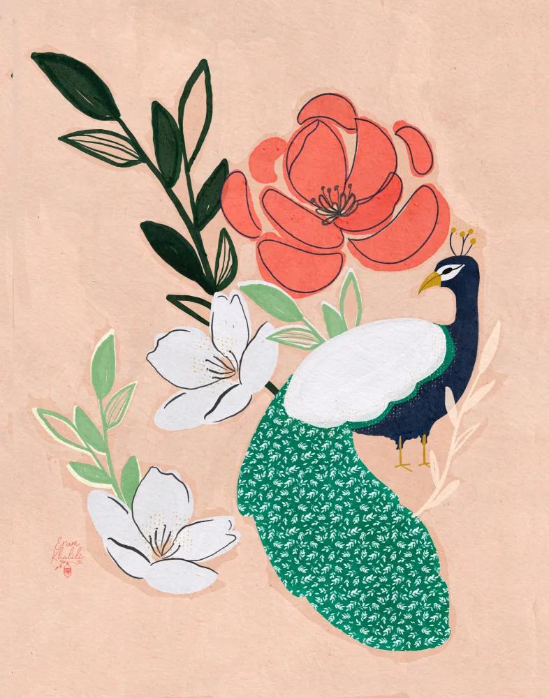 Khalili, Erum: Peacock and Florals Erum Khalili