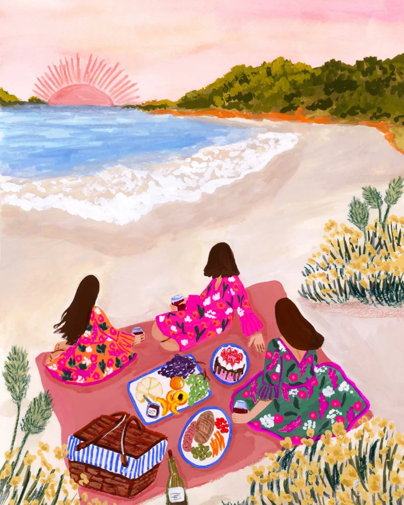 Gesek, Sarah: Beach Picnic