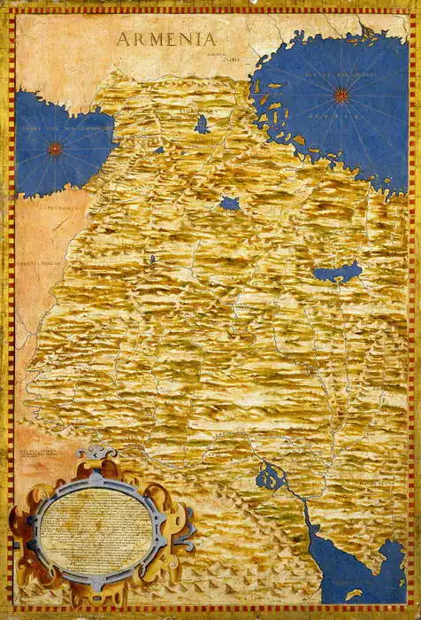Danti, Egnazio: Moyen-Orient - Géorgie, Arménie, Azerbaïdjan, Irak, Iran