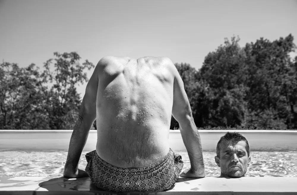 Toniolo, Giorgio: Summer selfportrait