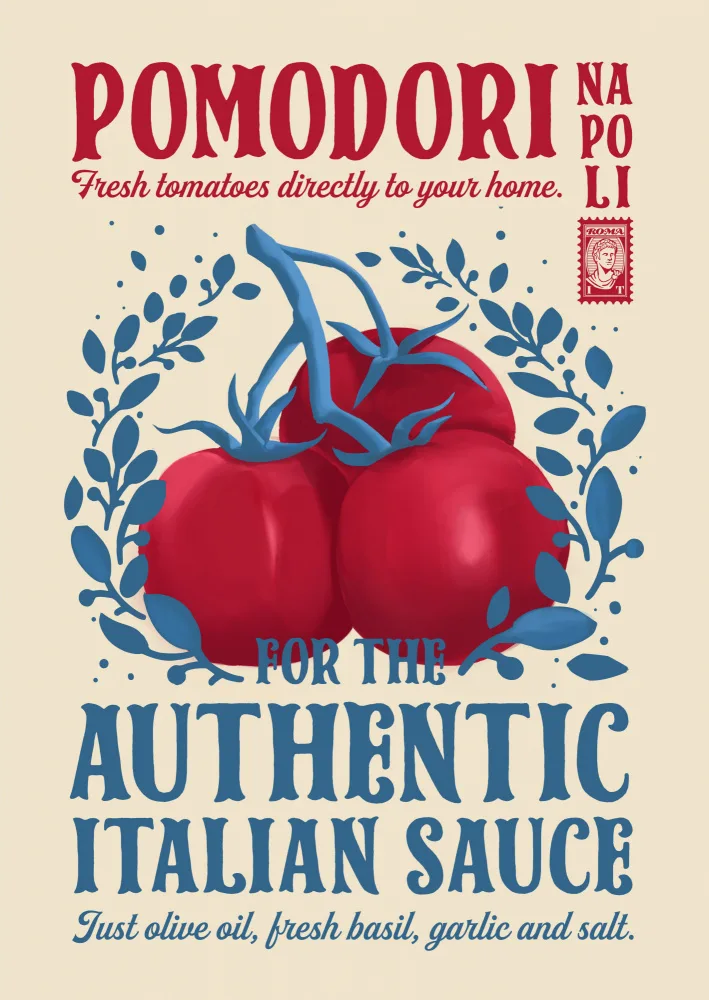 Gemos, Dionisis: Pomodori Kitchen print