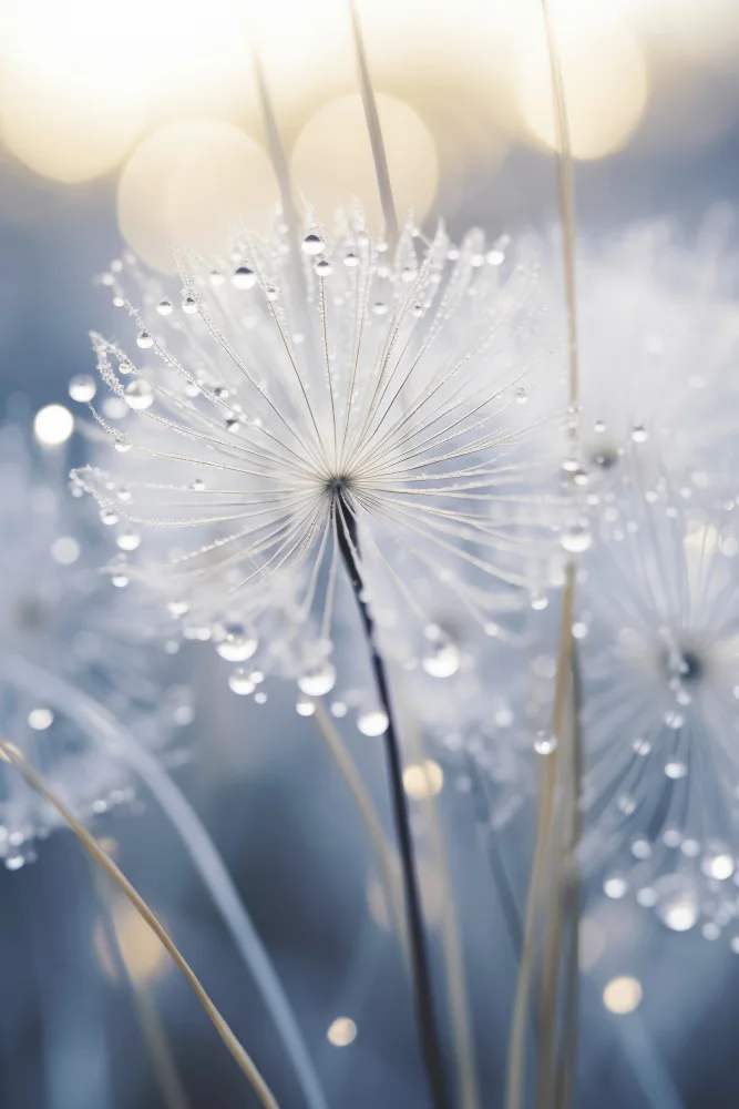 Treechild: Drops On Dandelion