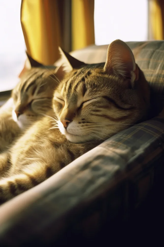 Treechild: Chats de fourgon au repos