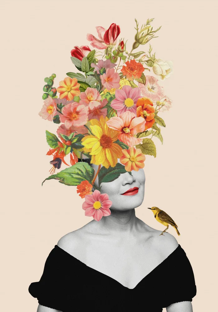 Studio, Floral Frida: Blooming Woman