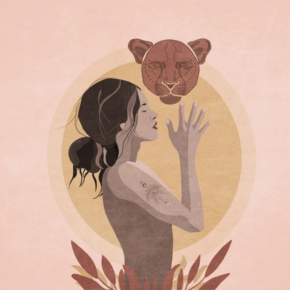 Tunaboylu, Emel: Meditación con tigre