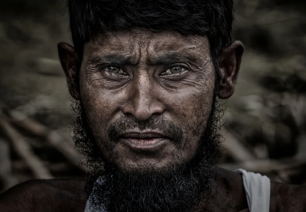Garmendia, Inazio Joxe: Rohingya refugee man.