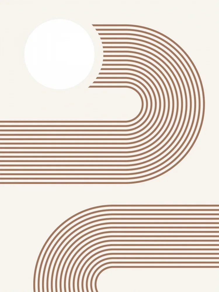 Ristova, Elena: Beige Arc Poster No.2