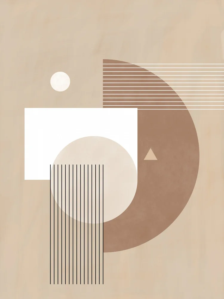 Ristova, Elena: Neutral Semicircles Poster No.1