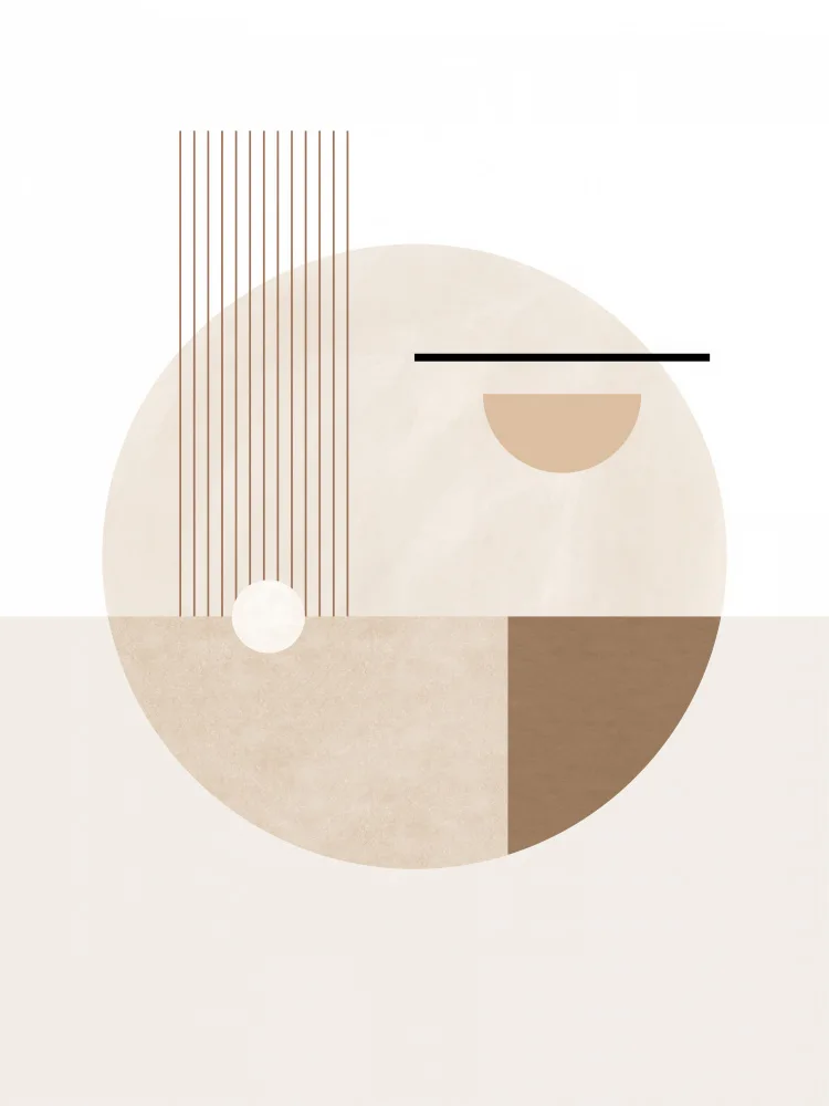 Ristova, Elena: Neutral Semicircles Poster No.2