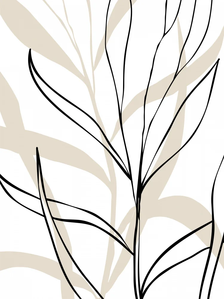 Ristova, Elena: Botanical Lines Art
