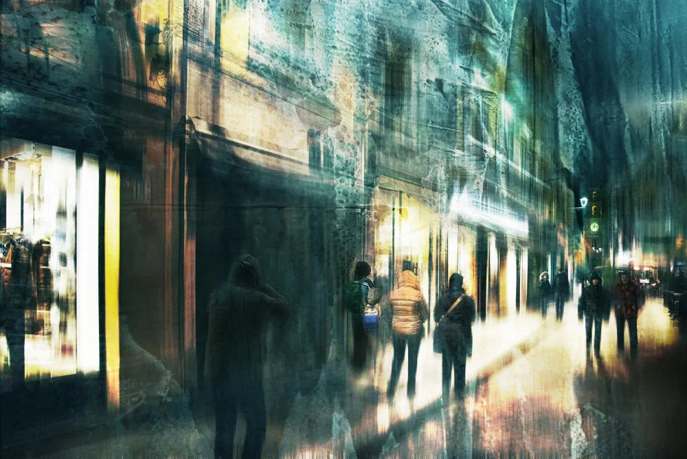 Quaglia, Nicodemo: Evening in the alleys of Parma