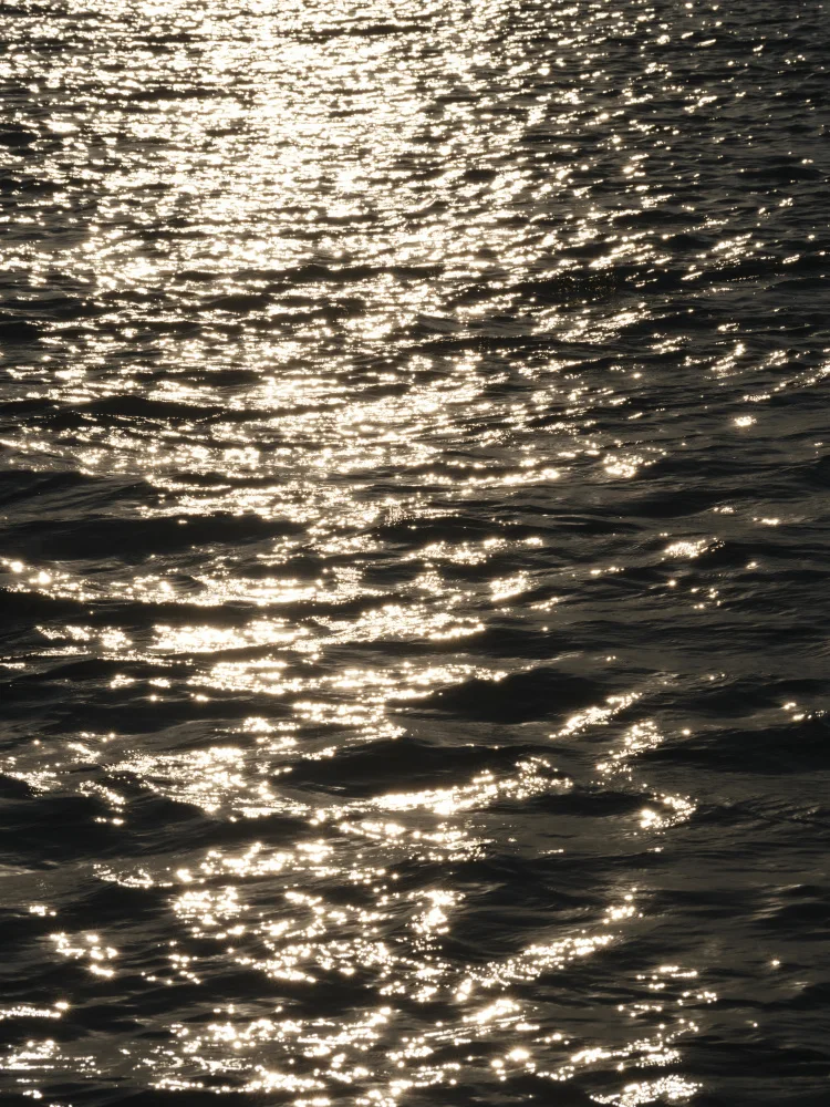 akyurt, engin: onde del mare al tramonto