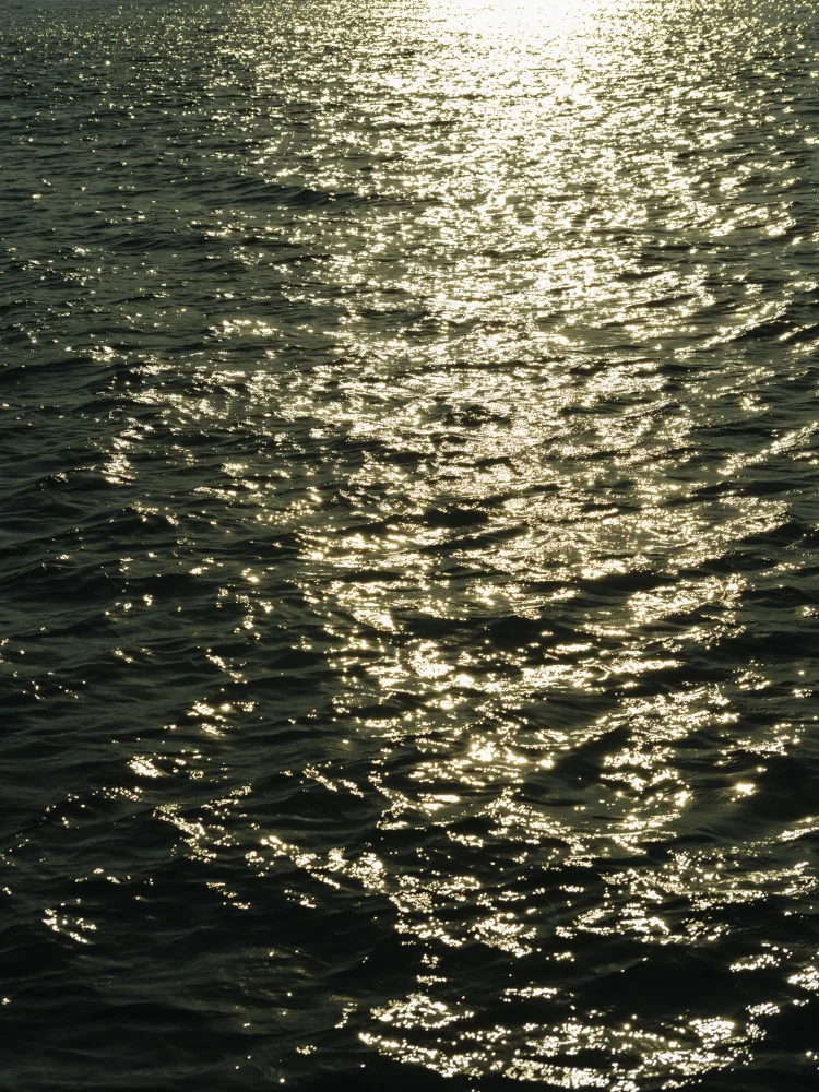 akyurt, engin: onde del mare al tramonto