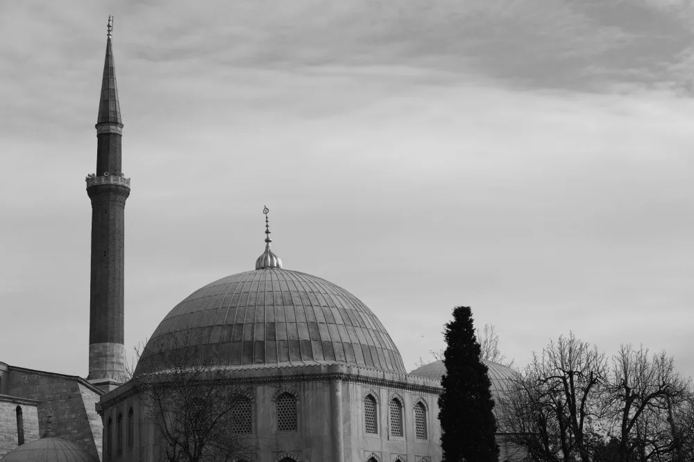 akyurt, engin: historická mešita z Istanbulu v Turecku