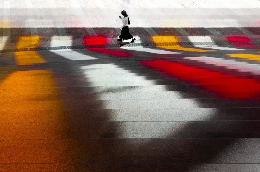 Huybrighs, Marc: Walking in colors