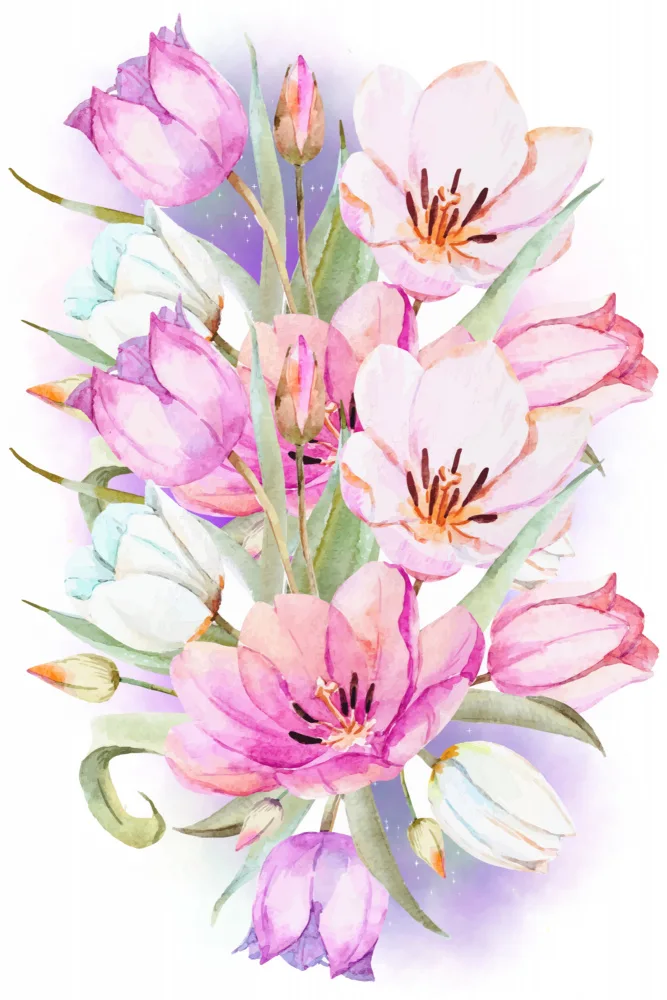 Aal, Abdel Hussein: Bouquet of flowers