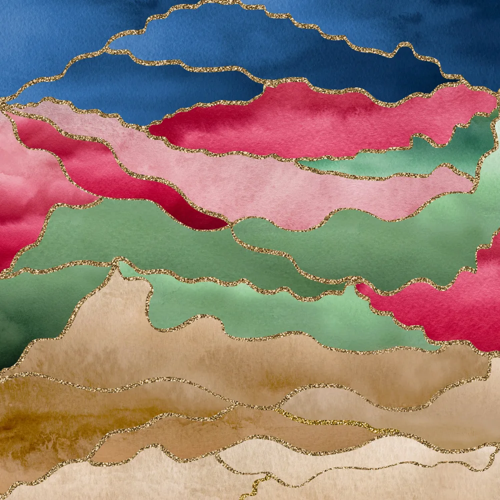 Paksoylu, Bilge: Abstrakte Aquarelllandschaft