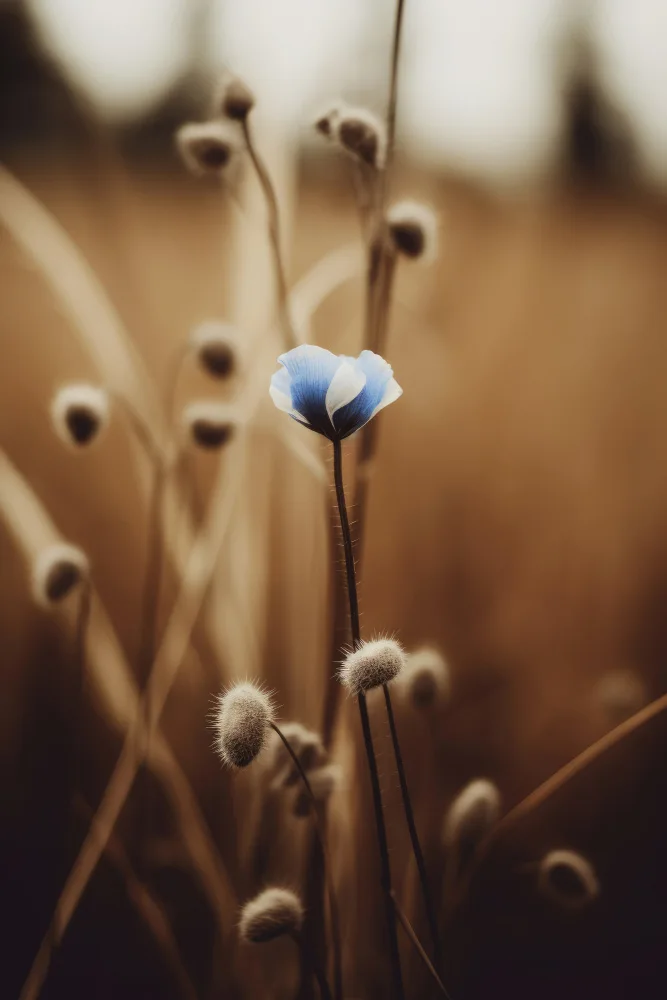 Treechild: Fleurs de maïs bleu n°3