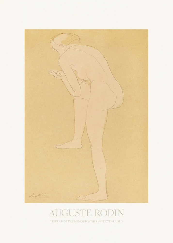Rodin, Auguste: Figure Bending Forward With Right Knee Raised