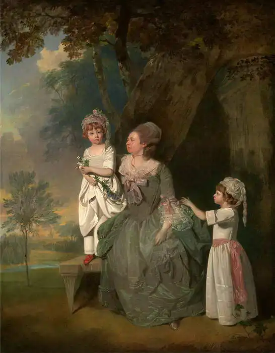 Wheatley, Francis: Mrs. Barclay and her children