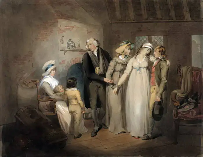 Wheatley, Francis: Olivia returns to the family
