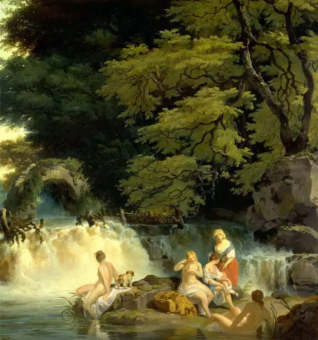 Wheatley, Francis: Rapids in Leixlip