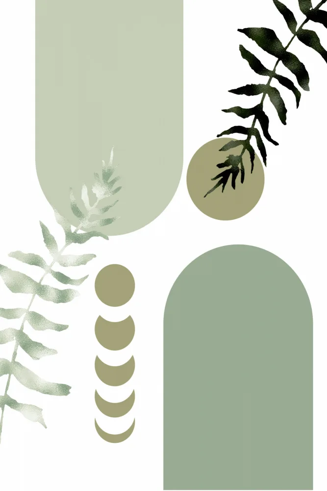 Moss, Ann Sally: Boho in Green-1