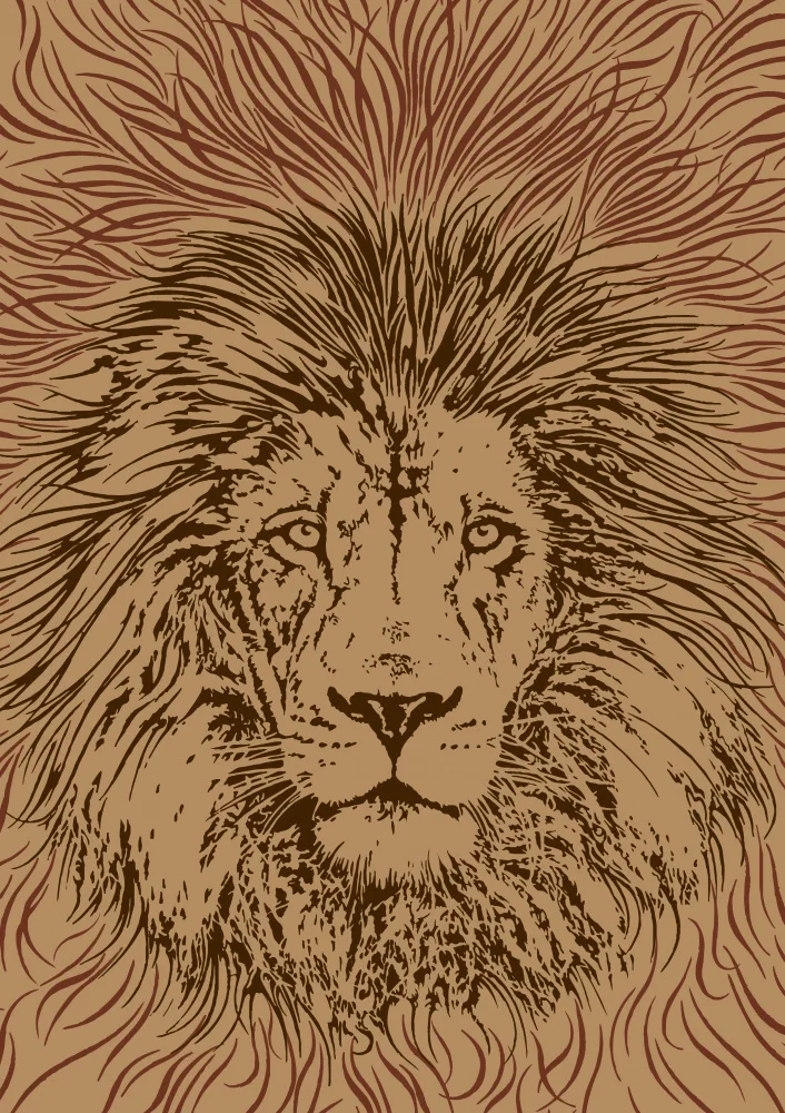 Kaminski, Carlo: Lion Portrait – King of the Beasts