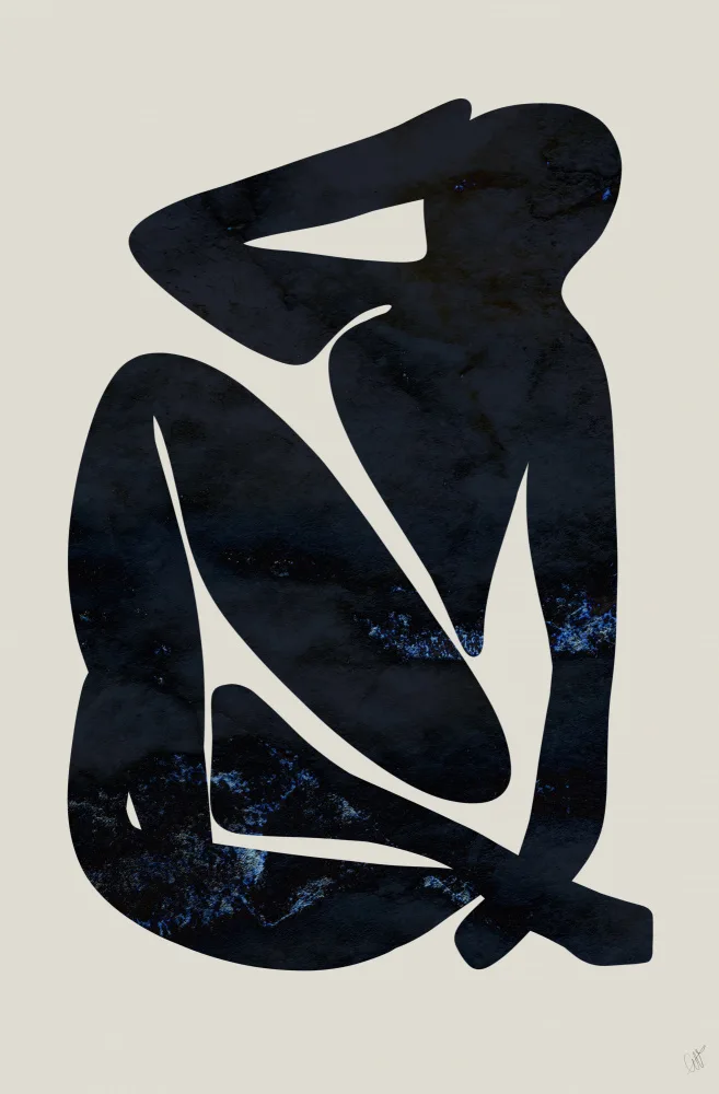 Volfova, Anne-Marie: Dark Blue Woman