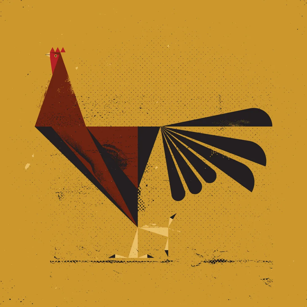 Art, Grasp Vision: Rooster