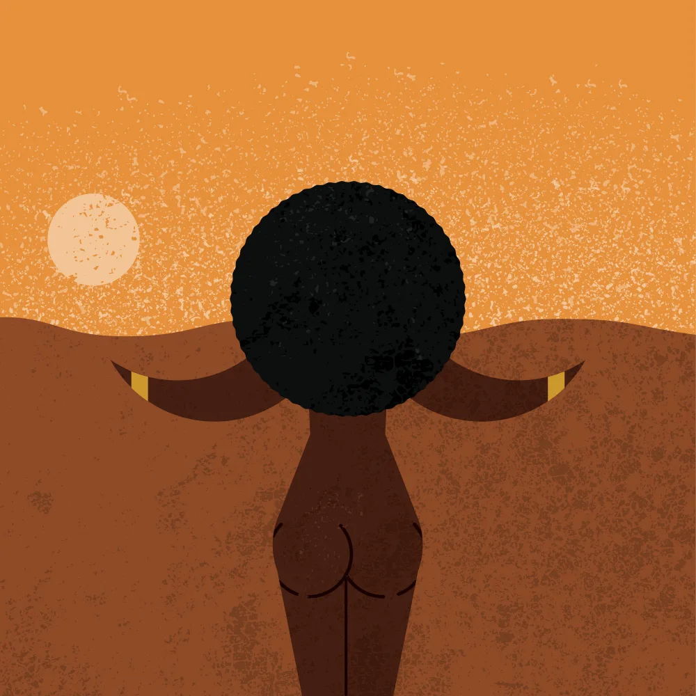 Art, Grasp Vision: African Woman
