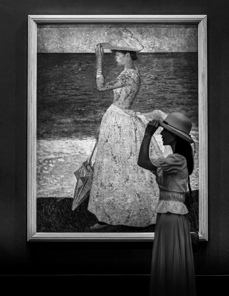 Zeng, Kenneth: Art Reflection (b/w)