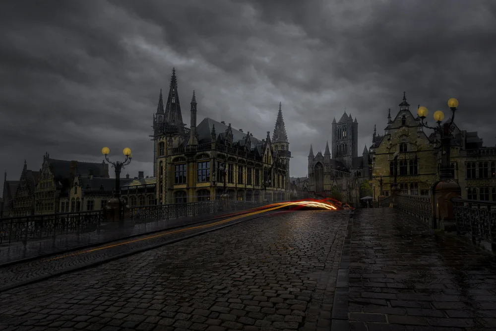 Deng, Larry: Sint-Michielsbrug Bridge
