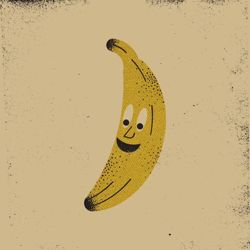 Art, Grasp Vision: Happy Banana