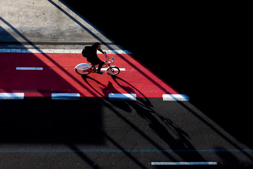 Staffa, Gloria: Il ciclista