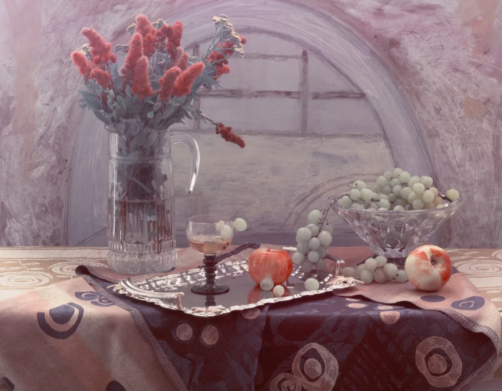 UstinaGreen: Still  life with Red Flowers