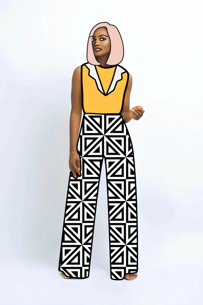 amini54: Checkered Pants Lady