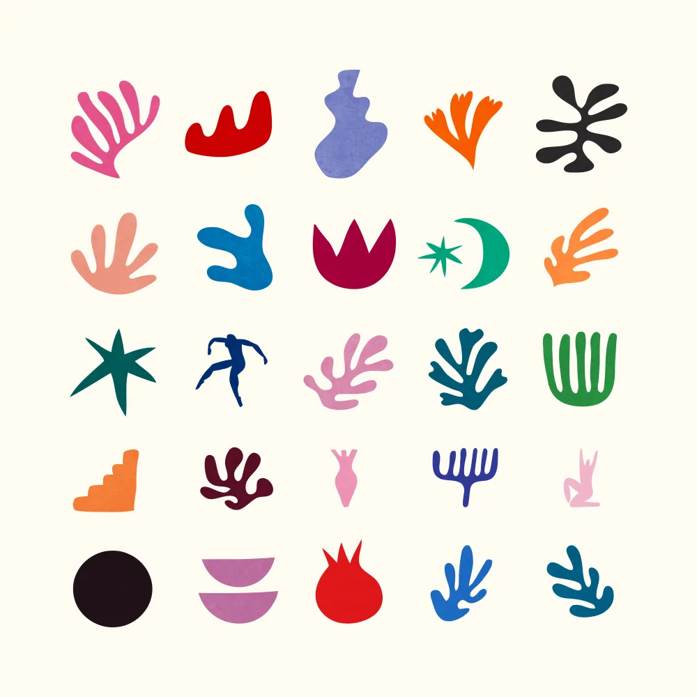 amini54: Matisse Elements Colors and Shapes