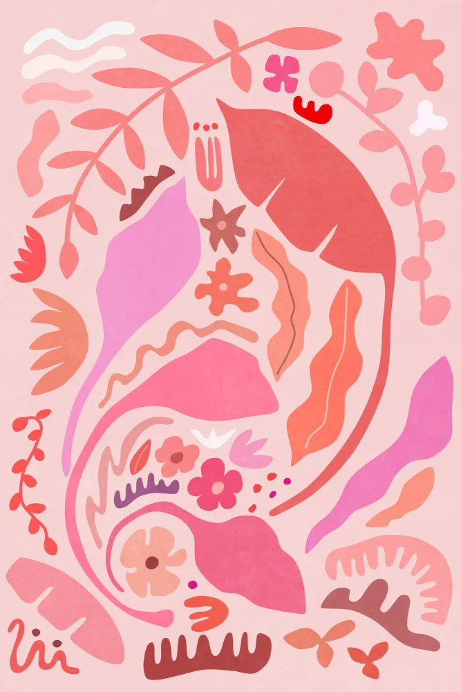 amini54: Couleurs et formes du jardin rose