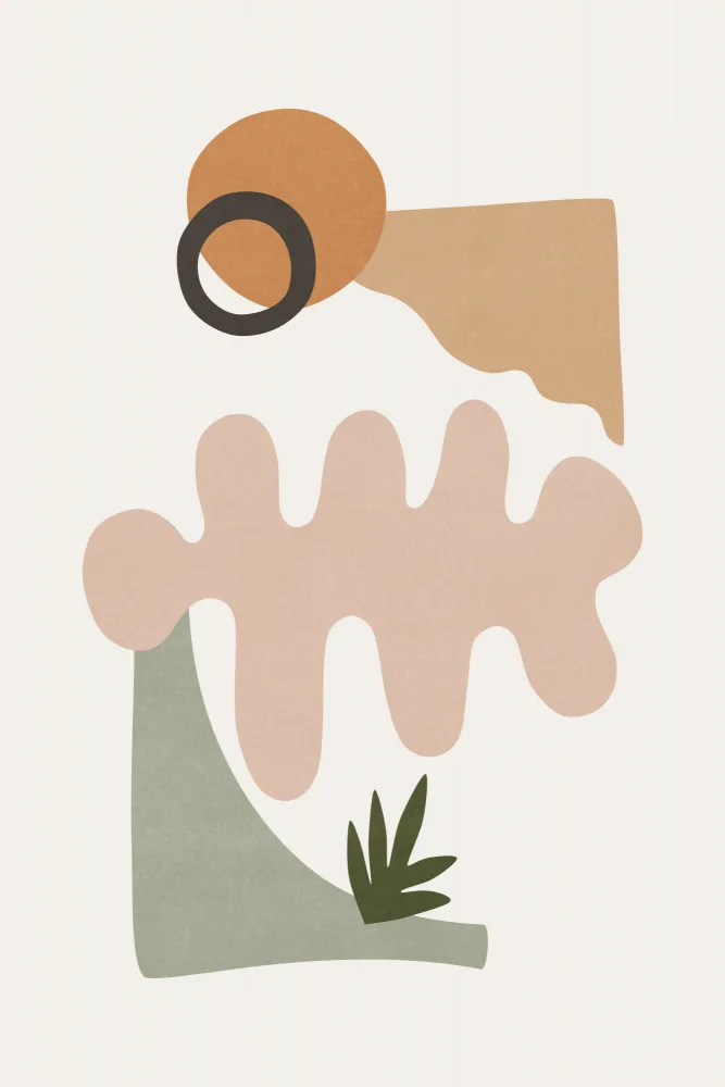 amini54: Botanical Scene Color and Shapes