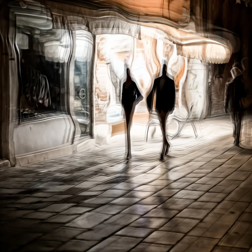 Schleicher-Schwarz, Roswitha: strolling along in Venice