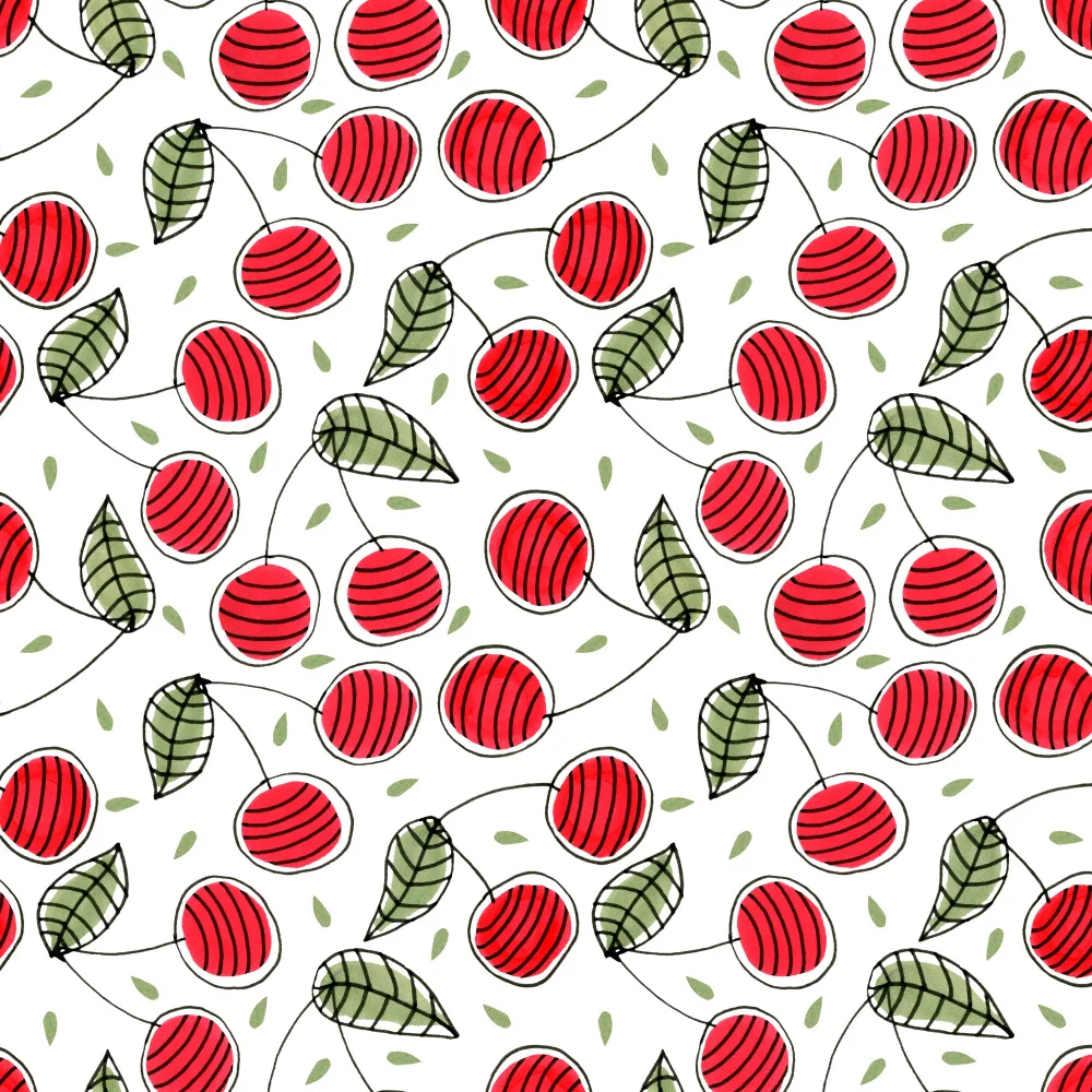 Channell, Michele: Red Cherries Fruit